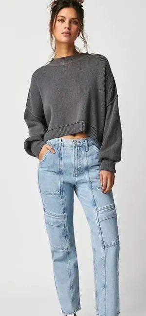AGOLDE Cooper Cargo High-Rise Straight Jeans thumbnail 1