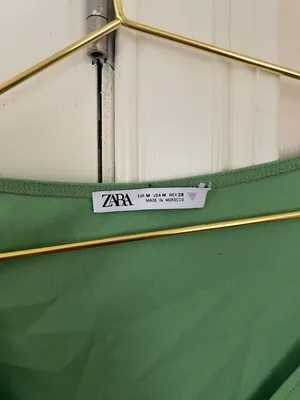 ZARA One Sleeve Green Body Suit thumbnail 4