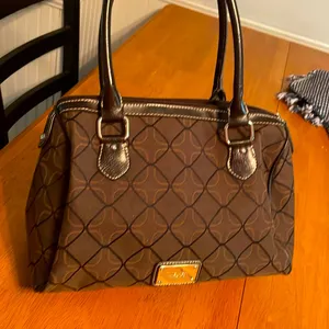 Nine West Brown Patterned Handbag thumbnail 1