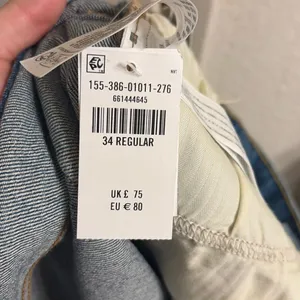 Abercrombie ✨The Baggy Low Rise Blue Sz 34 Regular Jeans✨ thumbnail 9