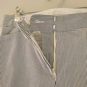 Talbots Navy and White Striped Hampshire Ankle Pants thumbnail 3