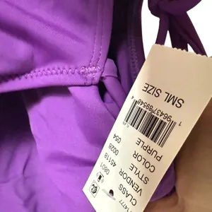 PacSun Eco Purple Rita Tie Back Ruched One Piece Swimsuit Size Small thumbnail 6
