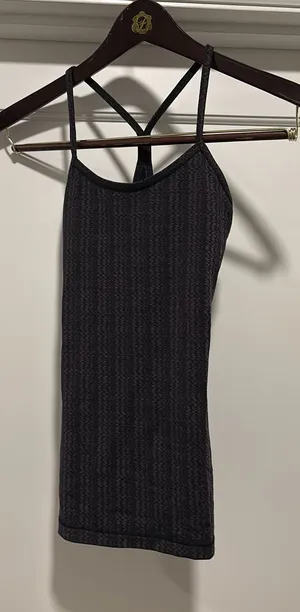 Lululemon Energy Tank Top Built-In Bra Zig-zag Stripe thumbnail 1