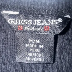 Vintage Y2K Guess Embellished Rhinestone Logo‎ Ribbed Tank Top Pink Size M thumbnail 9