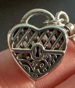 Pandora 790971 Key to My Heart Charm Sterling Silver S925 ALE Retired thumbnail 1