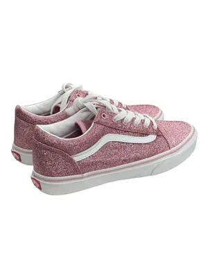 HTF: new Vans ✌︎︎ Old Skool Glitter Skate Shoe Sneaker ✌︎︎ Rose Gold Pink ✌︎︎ 7M thumbnail 4