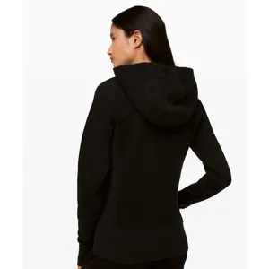 Lululemon Size 6 Scuba Hoodie Light Cotton Fleece Classic Fit Embroidered Logo‎ thumbnail 2