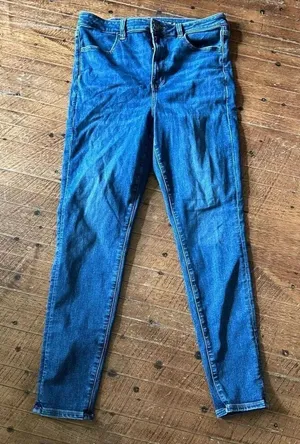 American Eagle super hi-rise high rise normcore 14 jeggings thumbnail 1