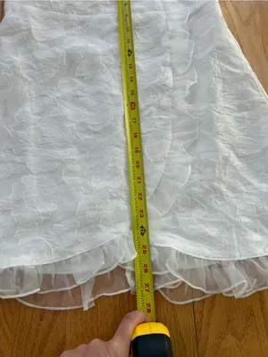 NWT Lulus Sweetness White Floral Jacquard Strapless Mini‎ Dress L Sorority Rush thumbnail 9