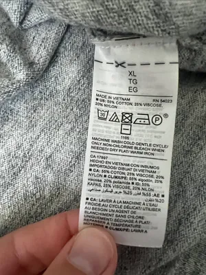 Old Navy Light Gray Marled Crewneck Sweater thumbnail 5