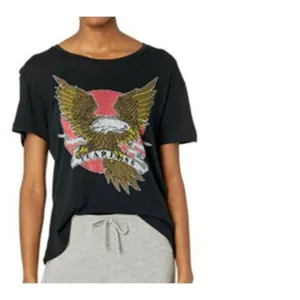 Chaser Womens Graphic T-Shirt 1X Eagle Fearless Biker Americana Streetwear Edgy‎ thumbnail 10