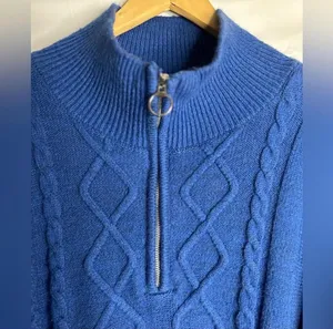 Urban Outfitters Sweaters | Urban Outfitters Lizzie Cable Knit Half-Zip size large. Very soft and excellent condition check all pictures for details and measurements thumbnail 2