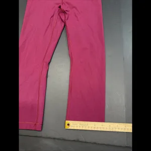 Lululemon Burgundy Athleisure Preppy Active‎ Gym Yoga Legging Minimalist Size 6 thumbnail 3