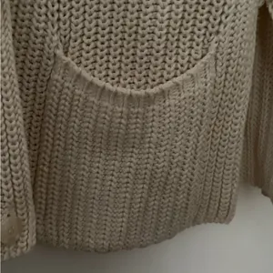 Andrea Jovine Cream Knit Cardigan thumbnail 12