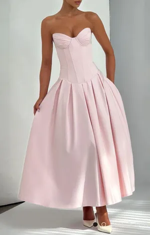 Babyboo SALMA MIDI DRESS - BLUSH thumbnail 1
