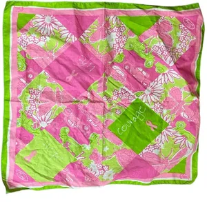 Lilly Pulitzer Ford Breast Cancer Awareness Scarf thumbnail 1