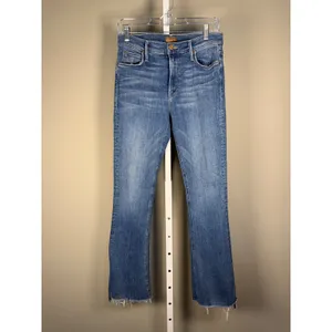 MOTHER The Runaway Step Fray Jeans 29 Leaps & Bounds Flare Raw Hem thumbnail 3