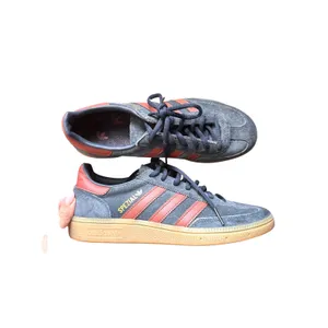 ADIDAS Handball Spezial Aurora Ink/Wild Sepia Sneakers Sz 7 NEW NWOB thumbnail 3