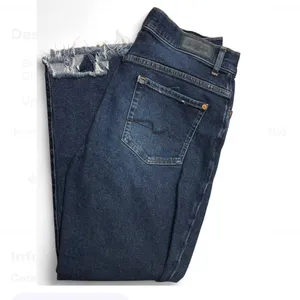 7 For All Mankind Malia Luxe Vintage Charisma with Destroyed Hem thumbnail 2
