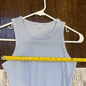 Amazon Elegant Blue Sleeveless Maxi Dress thumbnail 4
