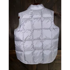 American Eagle NEW Women's M Performance Puffer Jacket Vest Down‎ Filled Gray thumbnail 4