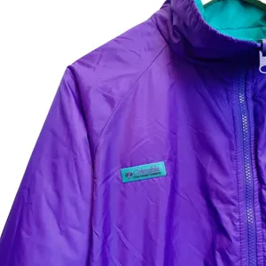 XL Vintage 90s Women’s Columbia Reversible‎ Light Puffy Fall Winter jacket thumbnail 7