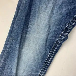 Miss Me size 31 mid rise easy boot jeans embroidered cowgirl western rodeo blue thumbnail 8