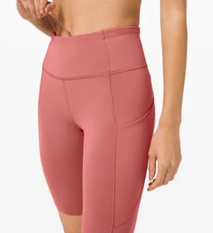 Lululemon Fast and Free Shorts 10” in Cool Cherry Tint Rose Pink size 4 thumbnail 1
