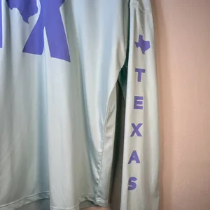 State of Mine Long Sleeve Women Shirt Texas Aqua Large UPF50+ Moisture Wicking thumbnail 3