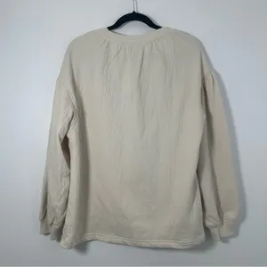 Aerie Women’s Ivory Beige Oversized Sweater Tunic XS NWT thumbnail 3