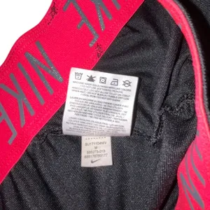 Nike Dri-FIT Womens Running Shorts Black Pink Logo Waistband 885273-013 Size M thumbnail 5