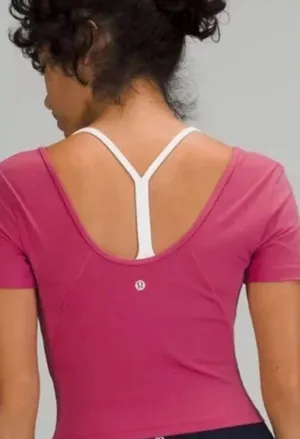 Lululemon pink align t-shirt thumbnail 3