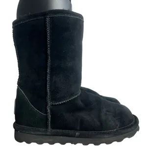 BearPaw Ellie Short Women's Black Boot Size 6 #985 thumbnail 1