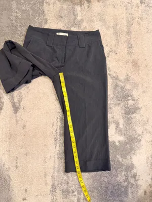 White House Black Market Gray Dress Capris thumbnail 5