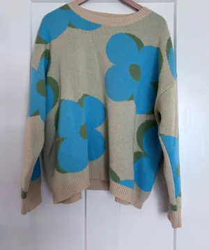 Bailey Rose Sweater Floral Multi Cardigan thumbnail 1