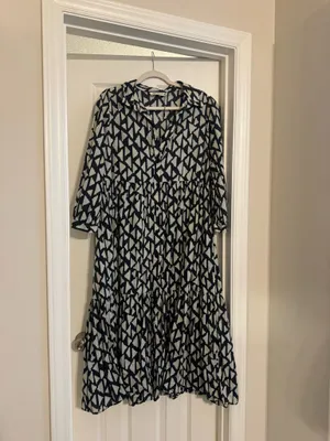 NWOT Zara Patterned Maxi Dress thumbnail 3