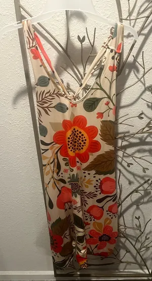 Harem floral romper Multiple thumbnail 1