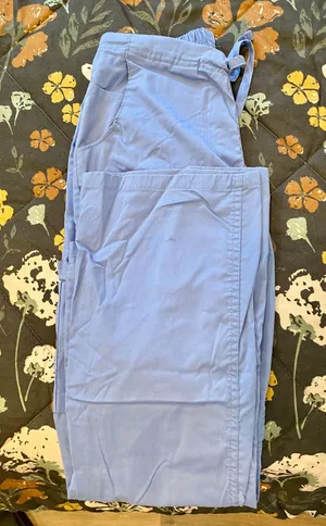 Butter Soft Blue Scrub Pants thumbnail 2