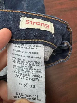 Wrangler Riggs Workwear Womens Strong 5 Pocket Boot Cut Jeans Size 6x32 thumbnail 5