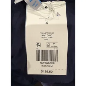 Crown & Ivy Navy Eyelet Midi Dress Sewing Down South Size 4 Preppy Coastal thumbnail 9