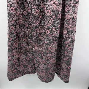 Mary Benson Lucinda Winter Floral Black & Pink Jacquard Dress Sz S‎ NEW Prairie thumbnail 4