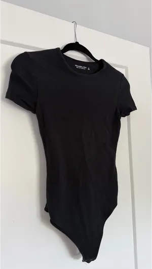 Abercrombie Black Soft AF Bodysuit thumbnail 2