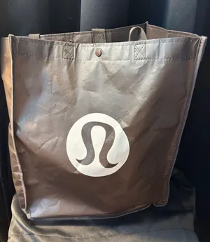 Lululemon Reusable‎ Shopping Tote Bag blaMade To Feel Small Medium thumbnail 1