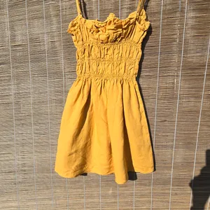 REFORMATION/ linen Tabitha Spagetti Straps Mini dress yellow 2 thumbnail 9
