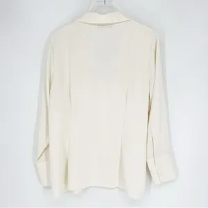 Abercrombie & Fitch Hook & Eye Top Women's‎ Size XL Cream Romantic thumbnail 3