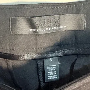 White House Black Market Elle Slim Ankle Pants 6‎ Black NWT Comfort Stretch thumbnail 3