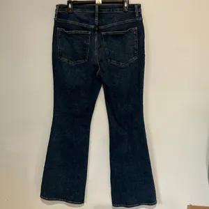 Madewell Dark Wash Skinny Flare Jeans Size 31 High Rise Non Ripped #782 thumbnail 5