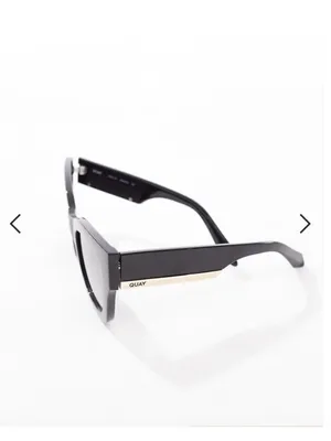 NWT Quay BY THE WAY SUNGLASSES - BLACK thumbnail 3