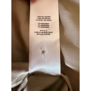 Aritzia Babaton Cella Satin NWOT Linen Blend Cutout Maxi Dress Open Back M Olive thumbnail 8
