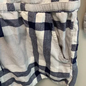 Aerie Plaid Flannel Romper sz Large thumbnail 6